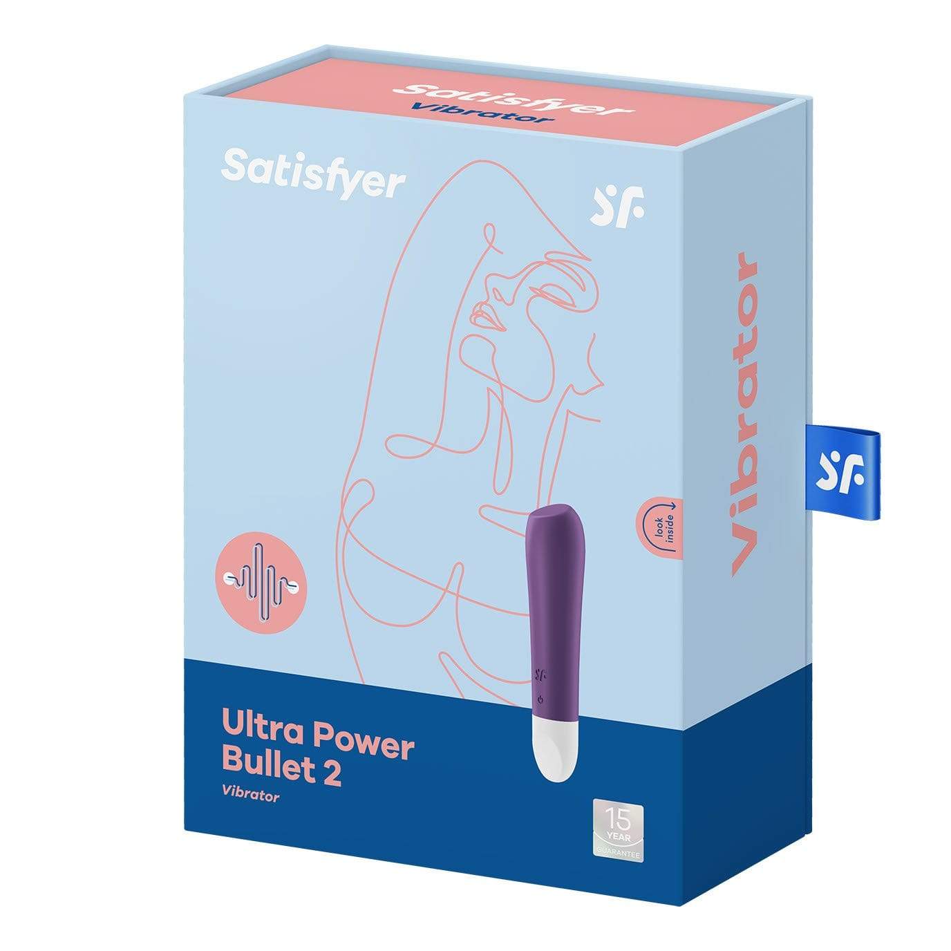 Satisfyer - Ultra Power Bullet 2 Vibrator (Violet) Bullet (Vibration) Rechargeable 520201513 CherryAffairs