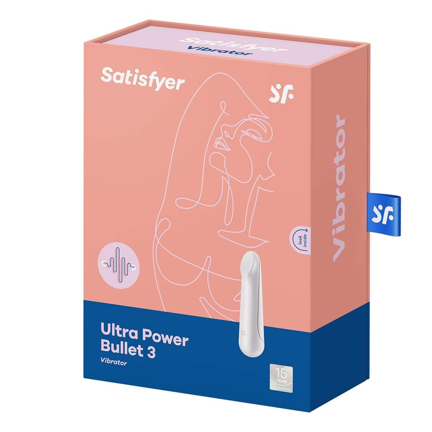 Satisfyer - Ultra Power Bullet 3 Vibrator (White) Bullet (Vibration) Rechargeable 4061504007724 CherryAffairs