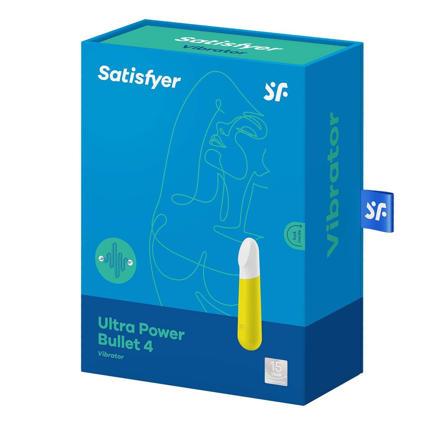 Satisfyer - Ultra Power Bullet 4 Vibrator (Yellow/White) Bullet (Vibration) Rechargeable 4061504007731 CherryAffairs