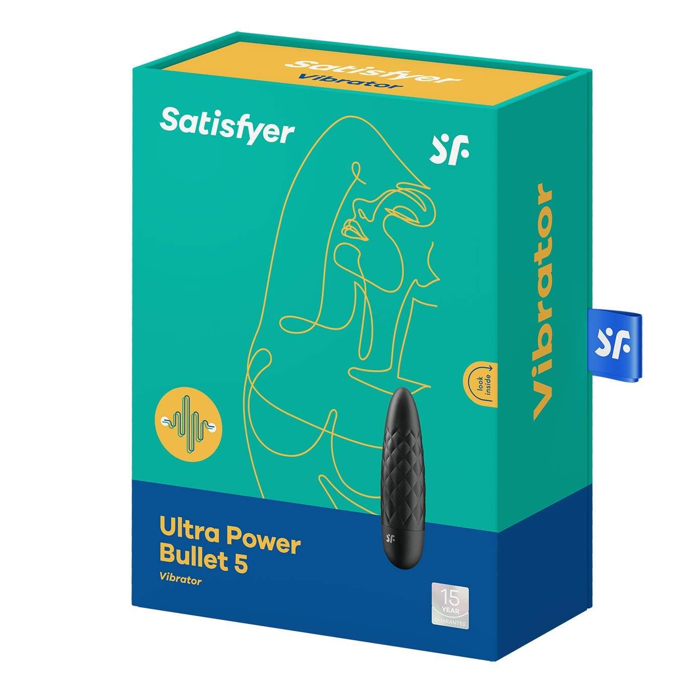Satisfyer - Ultra Power Bullet 5 Vibrator (Black) Bullet (Vibration) Rechargeable 520212263 CherryAffairs
