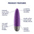 Satisfyer - Ultra Power Bullet 5 Vibrator (Violet) Bullet (Vibration) Rechargeable 520201799 CherryAffairs
