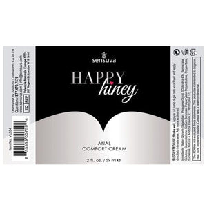 Sensuva - Happy Hiney Anal Comfort Cream 2 oz Anal Lube 625982343 CherryAffairs