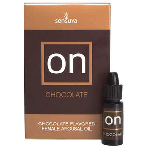 Sensuva - ON Flavored Female Arousal Oil 5 ml (Chocolate) Arousal Gel 855559003367 CherryAffairs