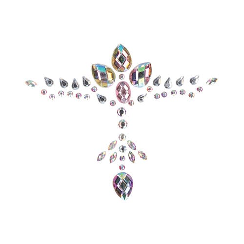 Shots - Le Desir Bliss Dazzling Cleavage Bling Sticker Dressing Accessories O/S (Multi Colour) Clothing Accessories 625984350 CherryAffairs