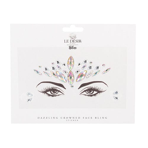 Shots - Le Desir Bliss Dazzling Crowned Face Bling Sticker Dressing Accessories O/S (Multi Colour) Clothing Accessories 625980281 CherryAffairs