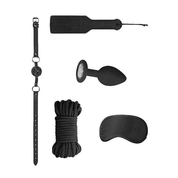 Shots - Ouch BDSM Beginners Introductory Bondage Kit #5 (Black) BDSM Set 625984718 CherryAffairs