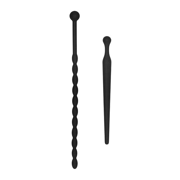 Shots - Ouch Urethral Sounding Beginners Silicone Plug Set (Black) BDSM (Others) 625991135 CherryAffairs