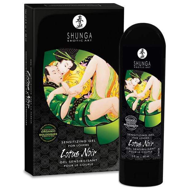Shunga - Erotic Art Aphrodisia Lotus Noir Sensitizing Gel For Couples 2 oz Arousal Gel 697309055000 CherryAffairs