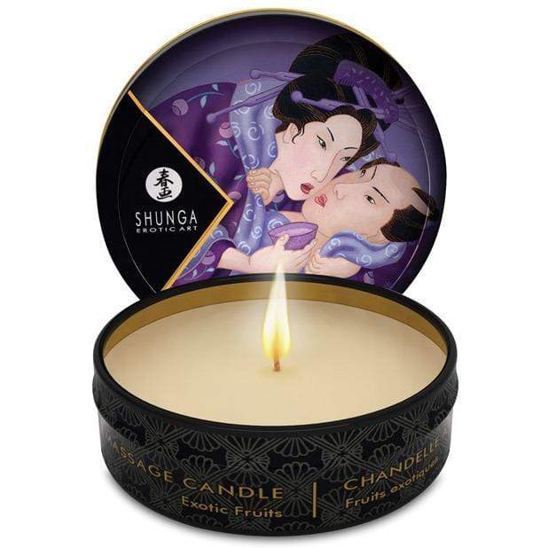 Shunga - Exotic Art Libido Mini Candlelight Massage Candle Exotic Fruits 1oz Massage Candle 269250741 CherryAffairs