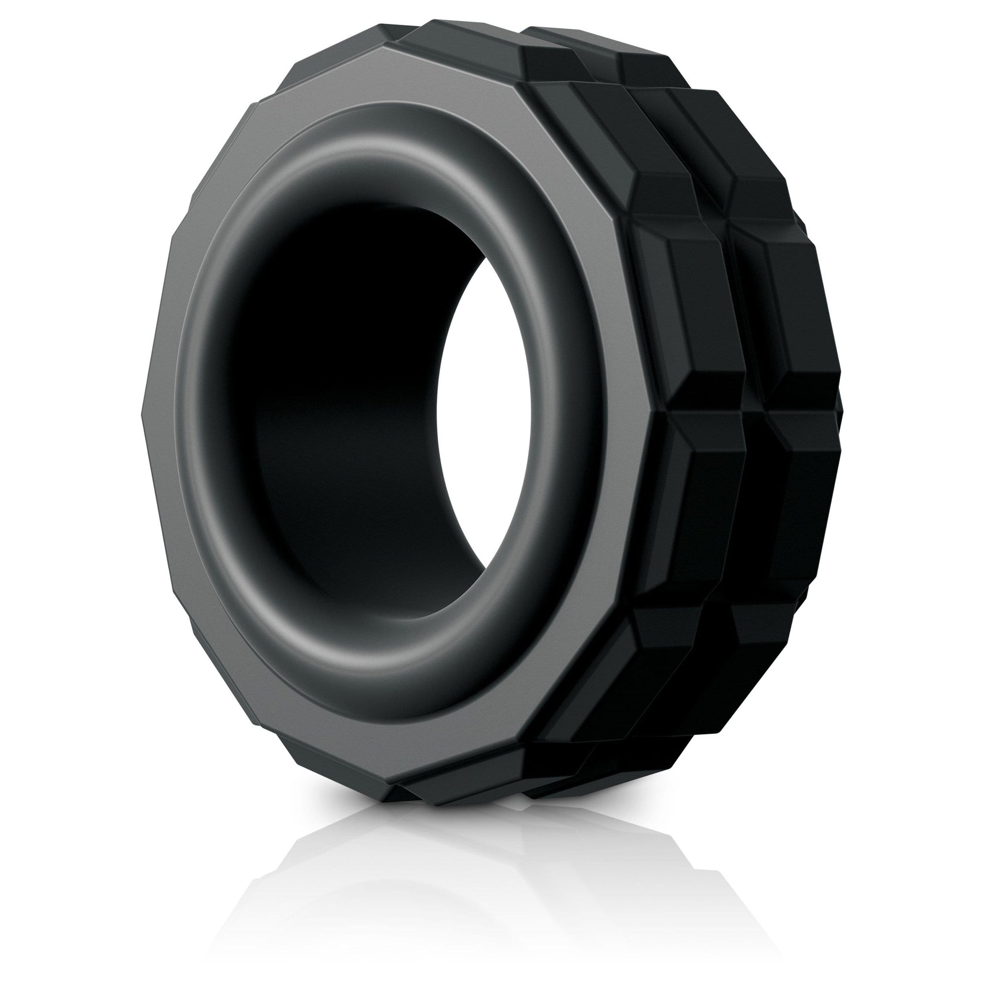 Sir Richards - Control High Performance Silicone C-Ring (Black) Silicone Cock Ring (Non Vibration) 320600499 CherryAffairs