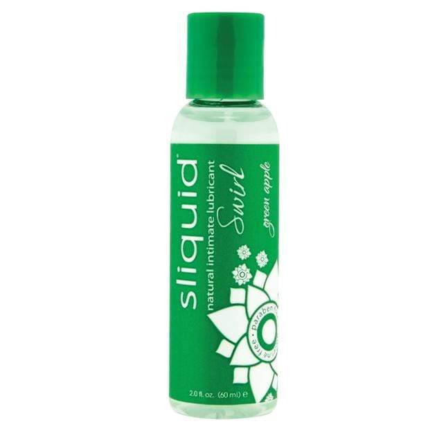 Sliquid - Naturals Intimate Lubricant Swirl Green Apple 2 oz Lube (Water Based) 894147009008 CherryAffairs