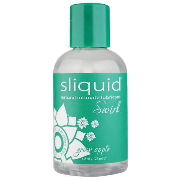 Sliquid - Naturals Intimate Lubricant Swirl Green Apple 4.2 oz Lube (Water Based) 894147000074 CherryAffairs