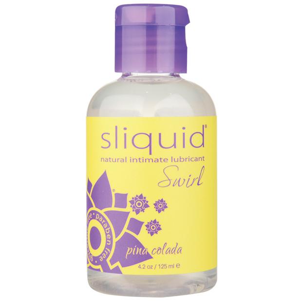 Sliquid - Naturals Intimate Lubricant Swirl Pina Colada 4.2 oz Lube (Water Based) 894147000067 CherryAffairs
