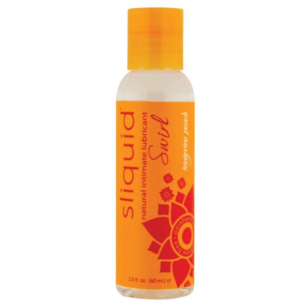 Sliquid - Naturals Intimate Lubricant Swirl Tangerine Peach 2 oz Lube (Water Based) 894147000272 CherryAffairs