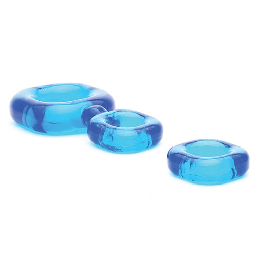 Sport Fucker - Boner Kit Cock Ring Set (Ice Blue) Rubber Cock Ring (Non Vibration) 626141163 CherryAffairs