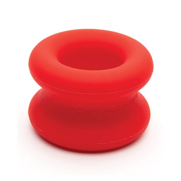 Sport Fucker - Muscle Ball Stretcher Cock Ring (Red) Rubber Cock Ring (Non Vibration) 626135358 CherryAffairs