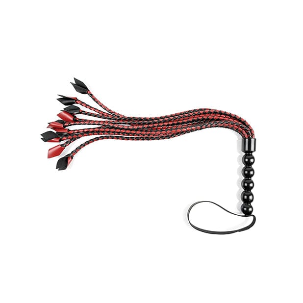 Sportsheets - Saffron BDSM Braided Flogger (Red/Black) Flogger 626141515 CherryAffairs