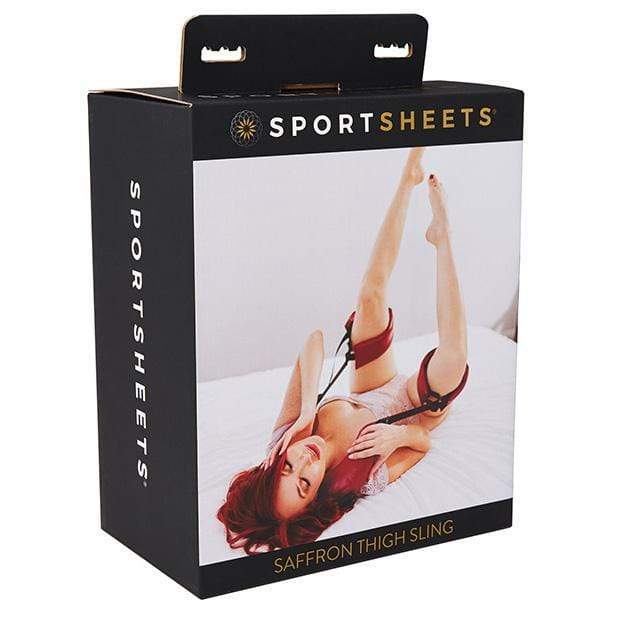 Sportsheets - Saffron Thigh Sling (Red) Hand/Leg Cuffs 646709480073 CherryAffairs