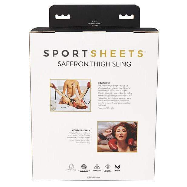 Sportsheets - Saffron Thigh Sling (Red) Hand/Leg Cuffs 646709480073 CherryAffairs