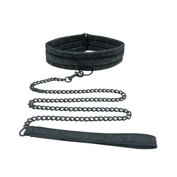 Sportsheets - Sincerely Lace Collar and Leash (Black) Leash 626137377 CherryAffairs