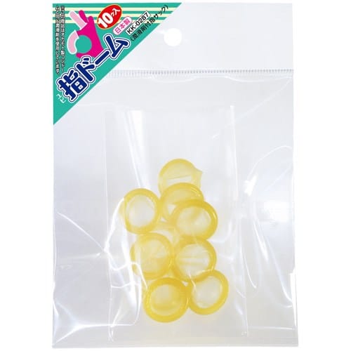 SSI Japan - Finger Sack Dome 10 pieces (Clear) Novelties (Non Vibration) 4580160826123 CherryAffairs