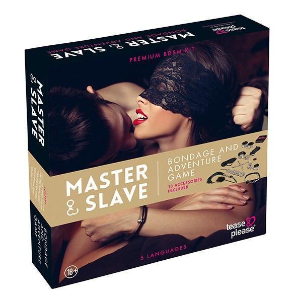 Tease&Please - Master & Slave Bondage Game (Beige) BDSM Set - CherryAffairs Singapore