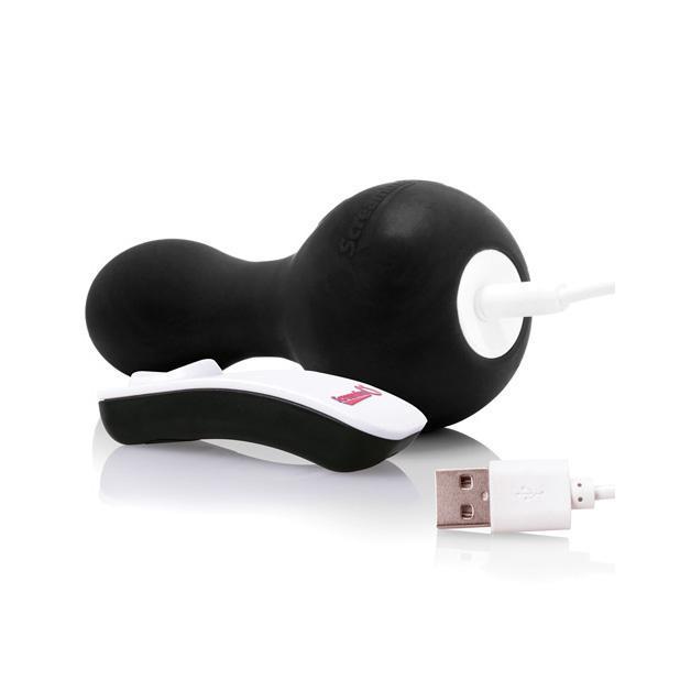 The Screaming O - Affordable Rechargeable Moove RC Flexible Vibrator (Black) Non Realistic Dildo w/o suction cup (Vibration) Rechargeable Singapore