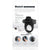 The Screaming O - Charged Skooch Rechargeable Silicone Cock Ring (Black) Silicone Cock Ring (Vibration) Rechargeable Singapore