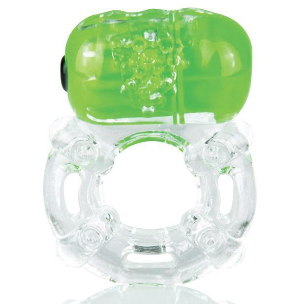 The Screaming O - Color Pop Big O Ultimate Vibrating Cock Ring (Green) Silicone Cock Ring (Vibration) Non Rechargeable Singapore