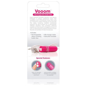 TheScreamingO - Charged Vooom Rechargeable Bullet Vibrator (Pink) Bullet (Vibration) Rechargeable Singapore