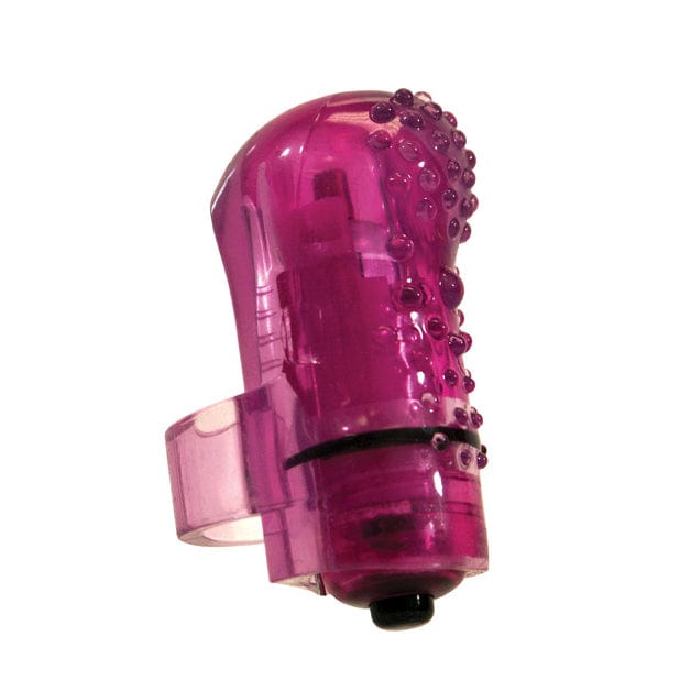 TheScreamingO - Fing Os Nubby Fun Finger Vibrator (Purple) Clit Massager (Vibration) Non Rechargeable 621246021 CherryAffairs