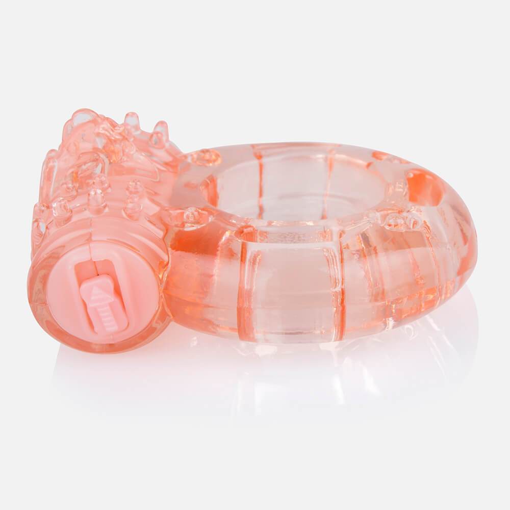TheScreamingO - The Big O Resuable Ultimate Vibrating Cock Ring (Orange) Rubber Cock Ring (Vibration) Non Rechargeable 854885001061 CherryAffairs