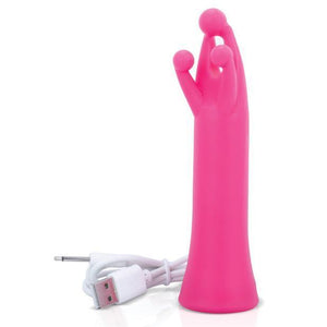 TheScreamingO - Tri-it Triple Contact Vibrating Clit Massager (Pink) Clit Massager (Vibration) Rechargeable Singapore