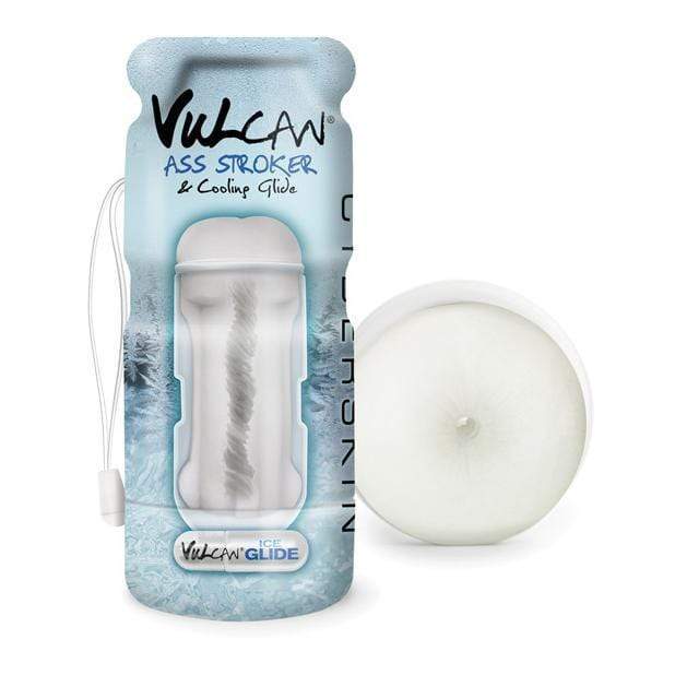 Topco - Vulcan Glide Ice Ass Stroker with Cooling Glide (Clear) Masturbator Ass (Non Vibration)