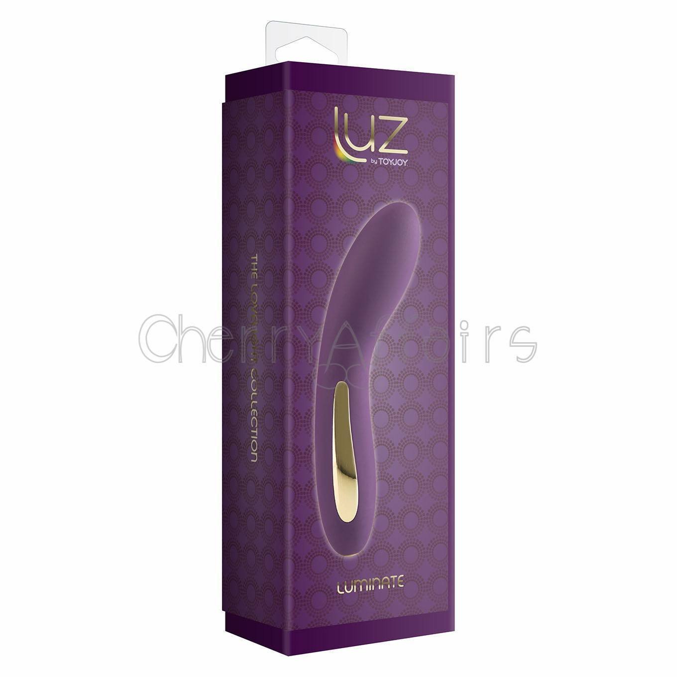 ToyJoy - Luz Luminate Vibrator (Purple) G Spot Dildo (Vibration) Rechargeable - CherryAffairs Singapore