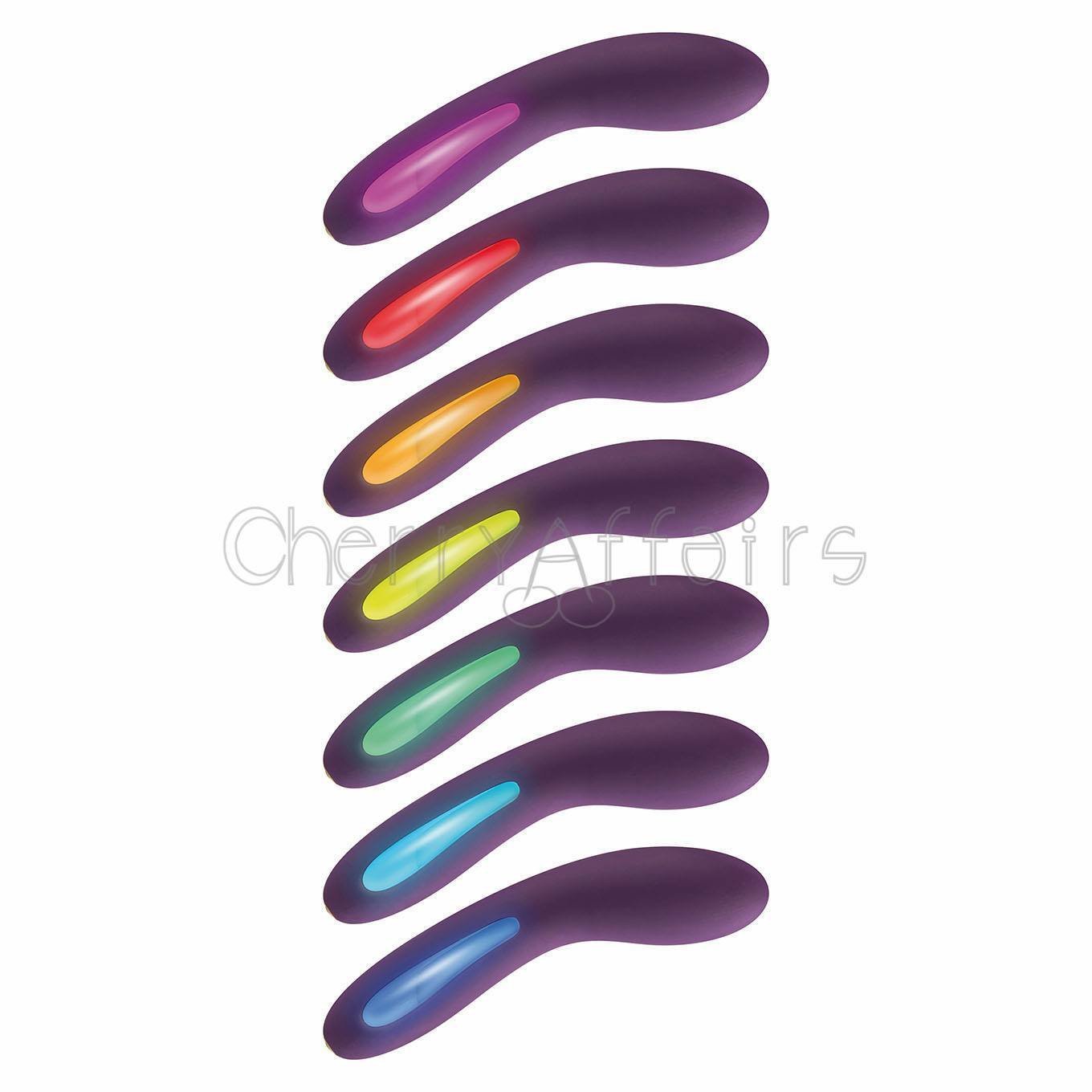 ToyJoy - Luz Luminate Vibrator (Purple) G Spot Dildo (Vibration) Rechargeable - CherryAffairs Singapore