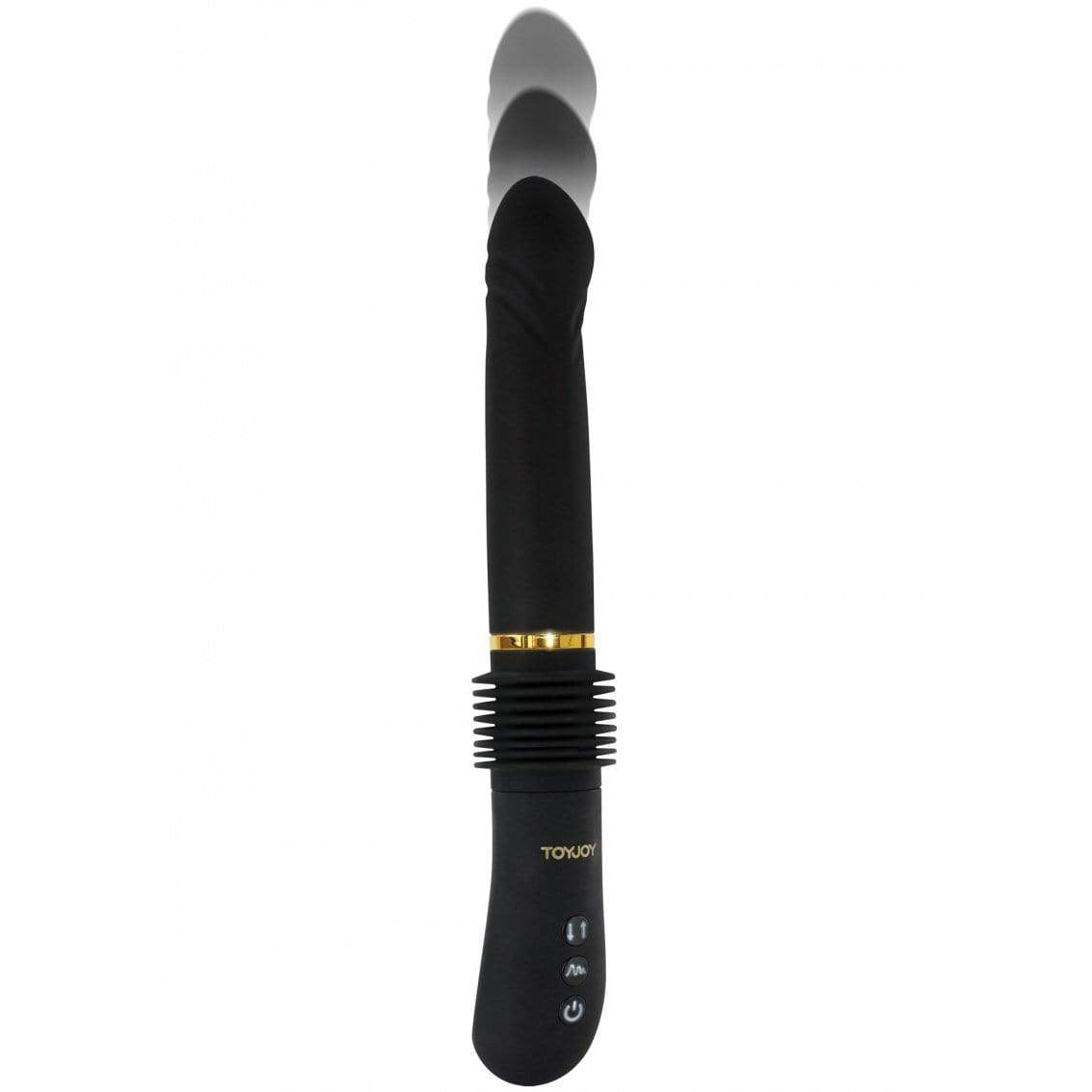 ToyJoy - Magnum Opus I Thrust in You Thruster Vibrator  (Black) Realistic Dildo w/o suction cup (Vibration) Rechargeable 8713221495235 CherryAffairs
