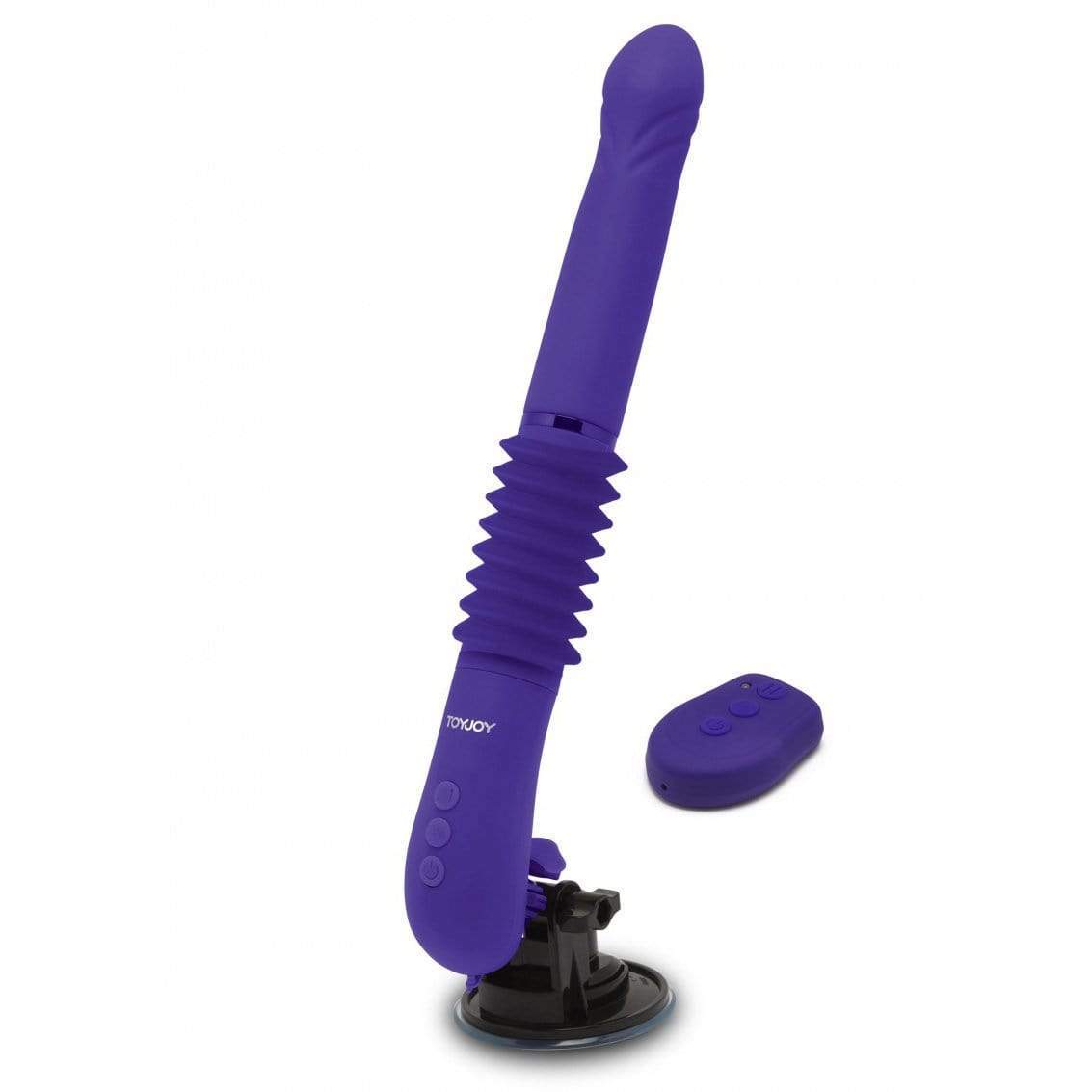 ToyJoy - Magnum Opus Supreme I Thrust in You Thruster Vibrator (Purple) Realistic Dildo w/o suction cup (Vibration) Rechargeable 8713221820853 CherryAffairs