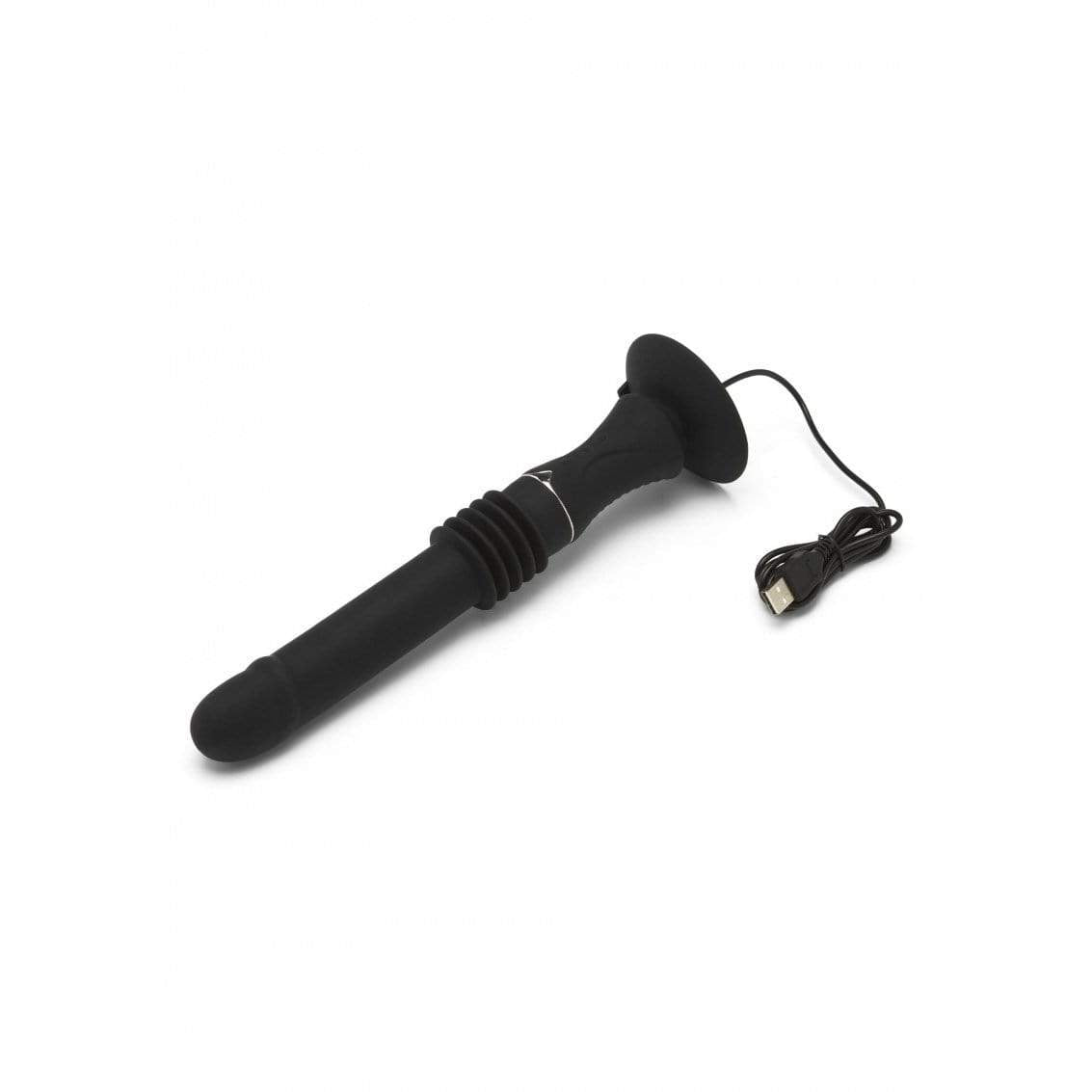 ToyJoy - Sexentials Majestic Thrusting Vibe Vibrator (Black) Non Realistic Dildo w/o suction cup (Vibration) Rechargeable 319991050 CherryAffairs