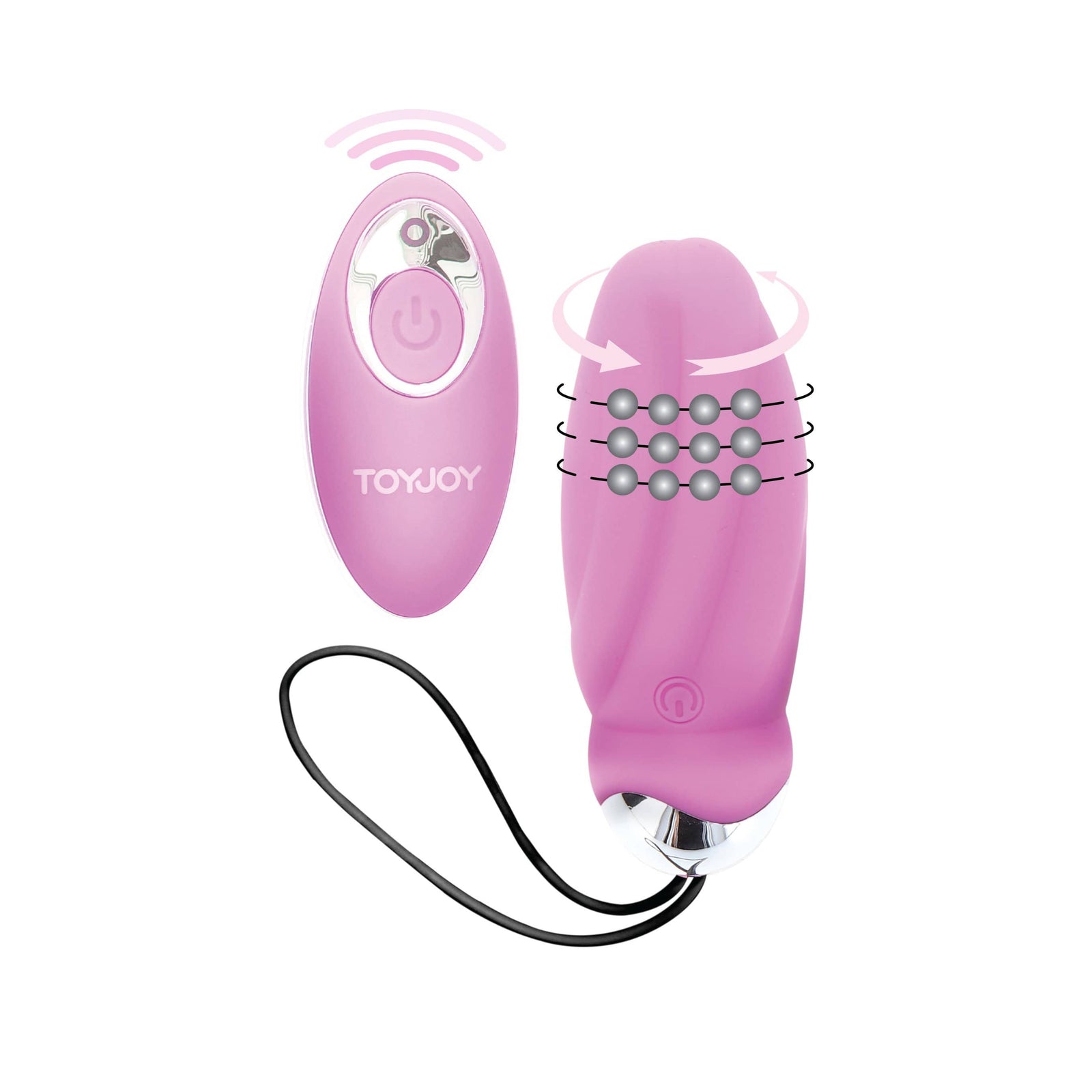 ToyJoy - You Crack Me Up Remote Control Egg Vibrator (Pink) Wireless Remote Control Egg (Vibration) Rechargeable 8713221823199 CherryAffairs