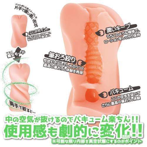 Toysheart - Brush Aperture Onahole (Beige) Masturbator Vagina (Non Vibration) 4526374913594 CherryAffairs