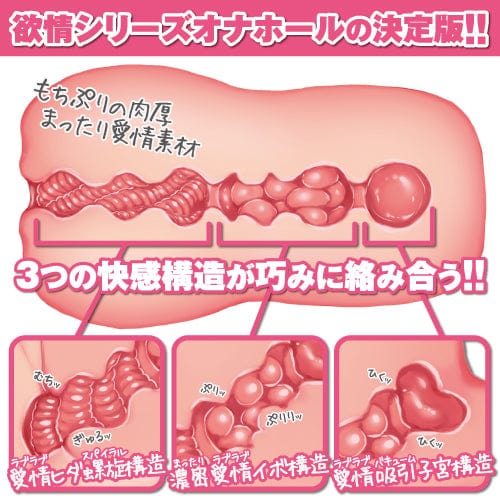 Toysheart - Lusty Love Onahole (Beige) Masturbator Vagina (Non Vibration) 4526374013492 CherryAffairs