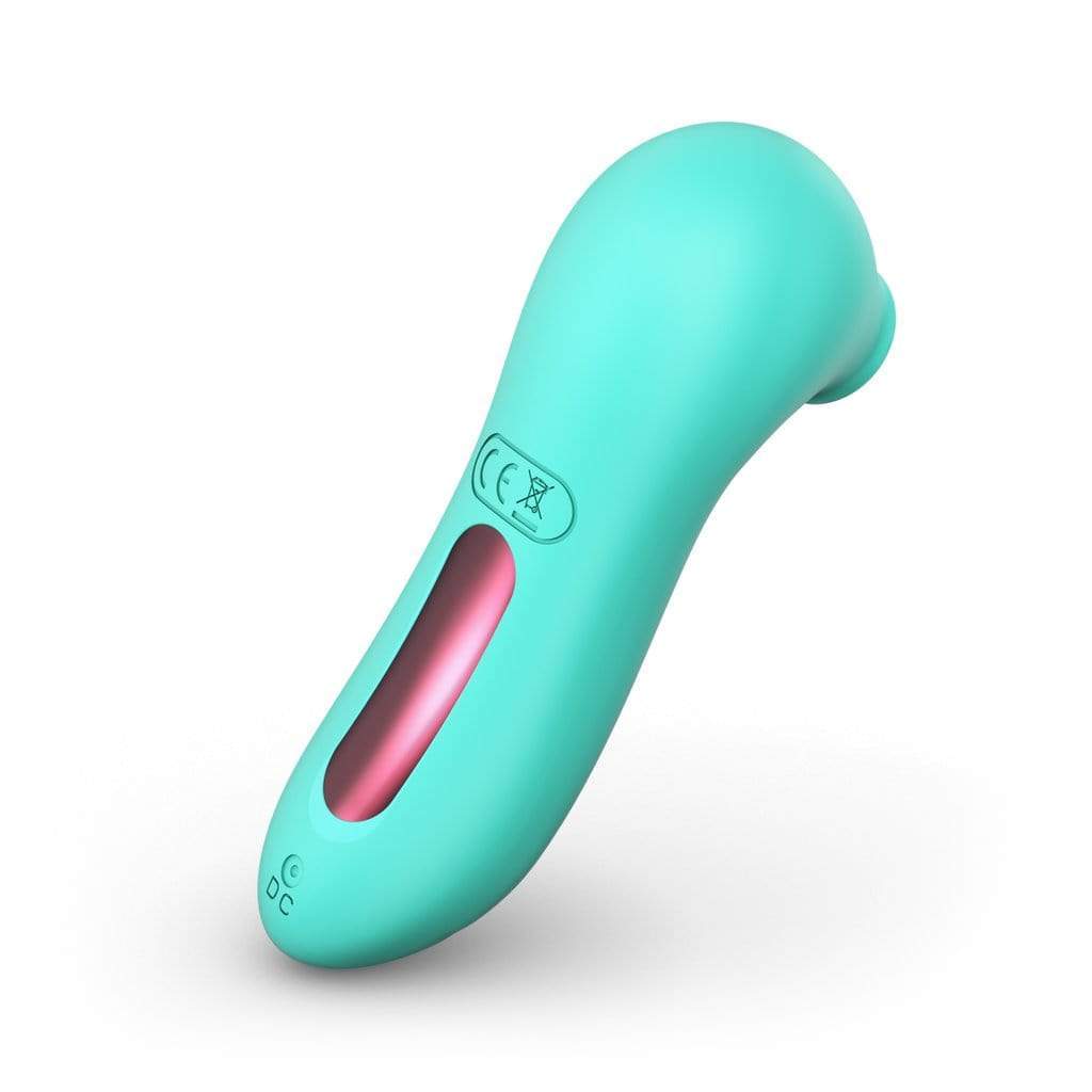 Tracy's Dog - C Cucumber Clitoral Air Stimulator Sucking Vibrator (Tiffany Blue) Clit Massager (Vibration) Rechargeable 6972725980995 CherryAffairs