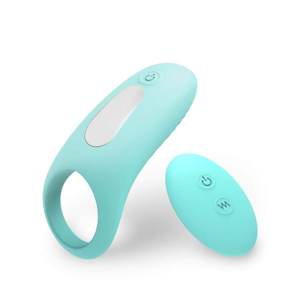 Tracy's Dog - Cocky Remote Control Vibrating Cock Ring (Tiffany Blue) Remote Control Cock Ring (Vibration) Rechargeable 6972725981015 CherryAffairs