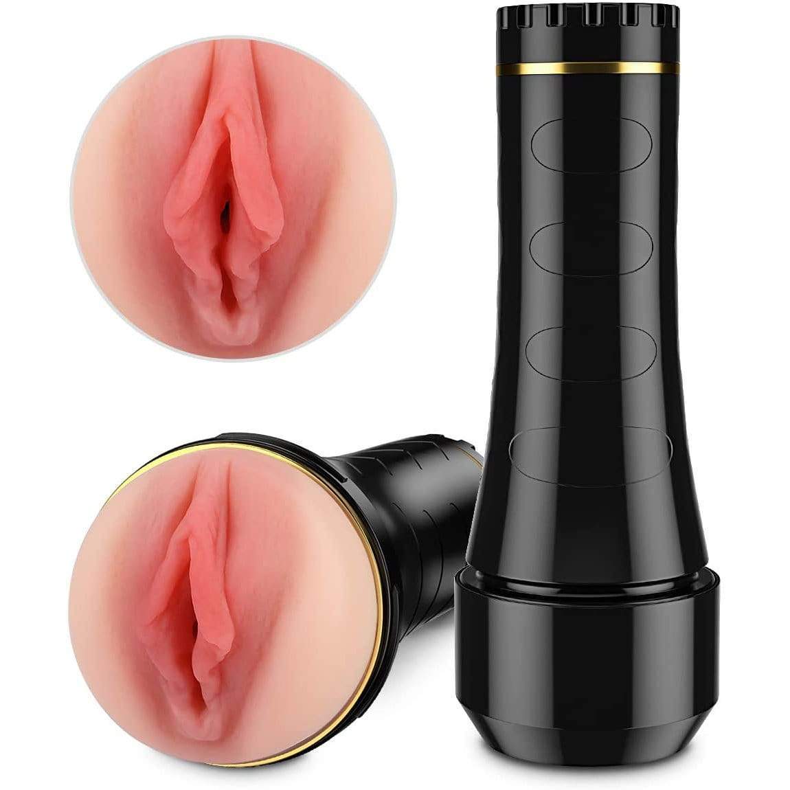 Tracy's Dog - Male Masturbators Cup (Black) Masturbator Vagina (Non Vibration) 6972725980063 CherryAffairs