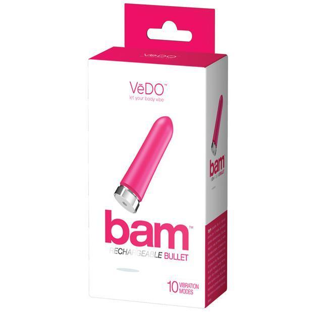 VeDO - BAM Rechargeable Bullet Vibrator (Foxy Pink) Bullet (Vibration) Rechargeable Singapore