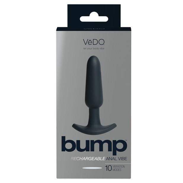 VeDO - Bump Rechargeable Anal Vibe (Black) Anal Plug (Vibration) Rechargeable 789185757014 CherryAffairs