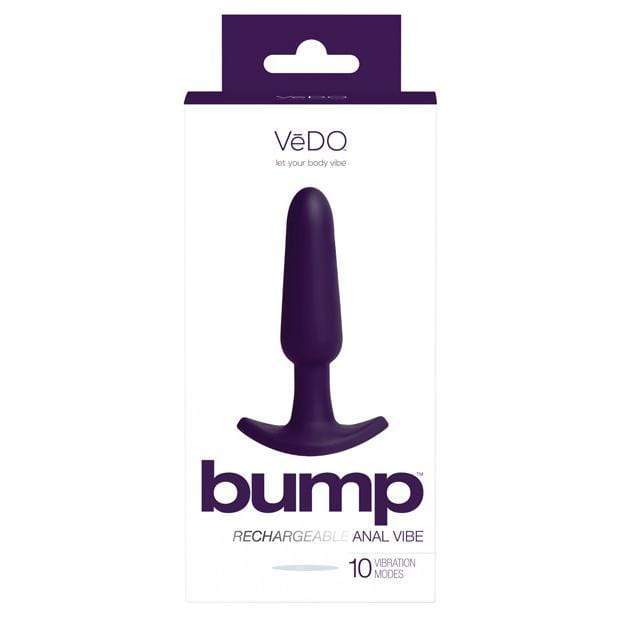 VeDO - Bump Rechargeable Anal Vibe (Deep Purple) Anal Plug (Vibration) Rechargeable 789185757021 CherryAffairs