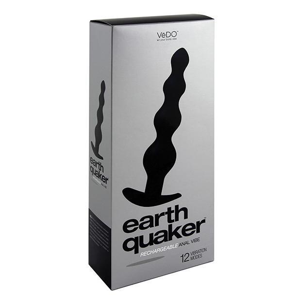 VeDO - Earth Quaker Anal Vibrating Butt Plug (Just Black) Anal Beads (Vibration) Rechargeable Singapore