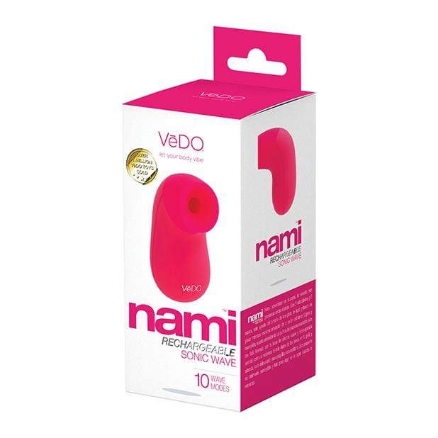 VeDO - Nami Rechargeable Sonic Clitoral Air Stimulator (Foxy Pink) Clit Massager (Vibration) Rechargeable 716053727800 CherryAffairs